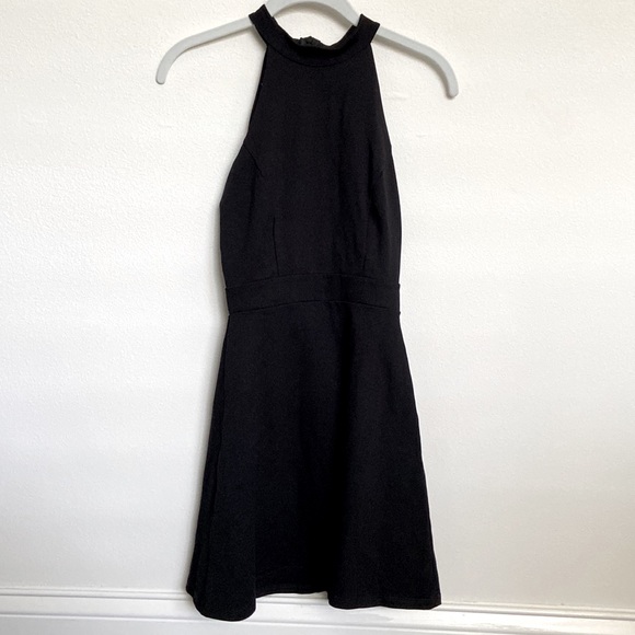 NWT Aqua high neck black dress - Picture 3 of 5